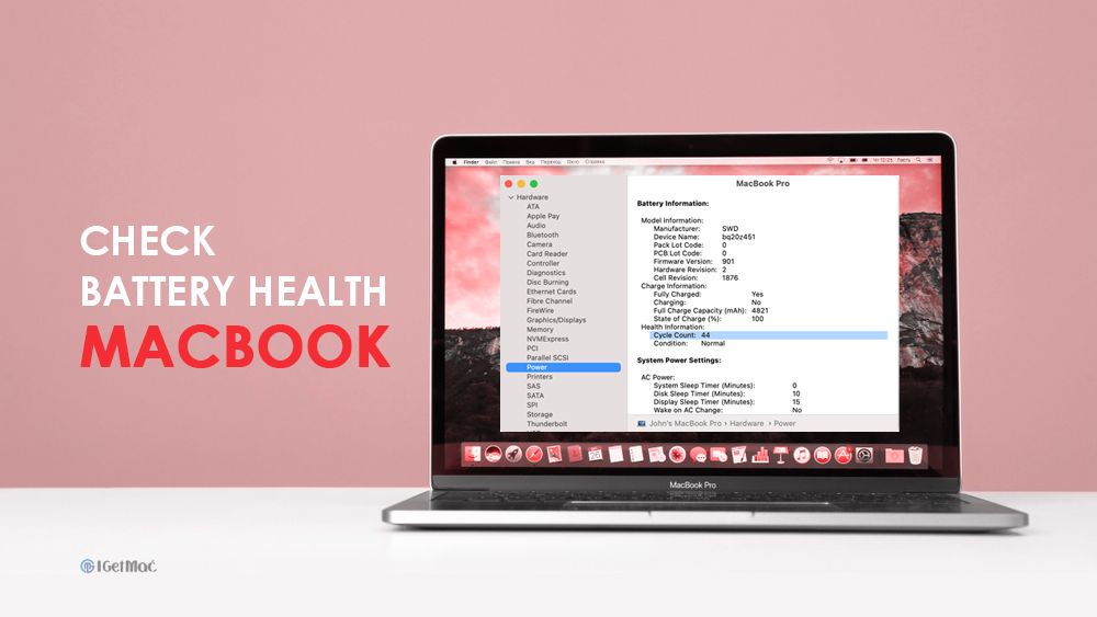 How To Check Battery Health On Macbook