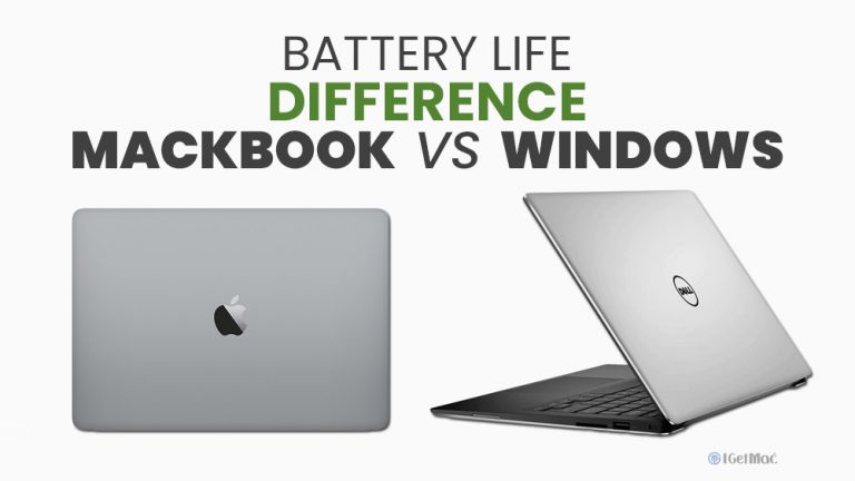 Windows Laptop Battery Life Vs MacBook Battery Life - Igetmac.Com